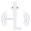 8dBi Dual Band Antenna for Router Ideal for RT AC68U, AC15, AC88U - SMA Interface Antenna with Metal SMA Interface, Pure Copper Antenna Array (White) view 3