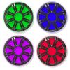 Kicker 10" 350 Watt Peak Power 4-Ohm SVC Freeair Marine Audio Subwoofer with Charcoal RBG Multicolor LED Grilles view 3