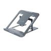 AVXANKTG Laptop Stand heightened Aluminum Alloy Folding Portable Cooling Stand Suitable for 10-15.6 inches(Black) view 1