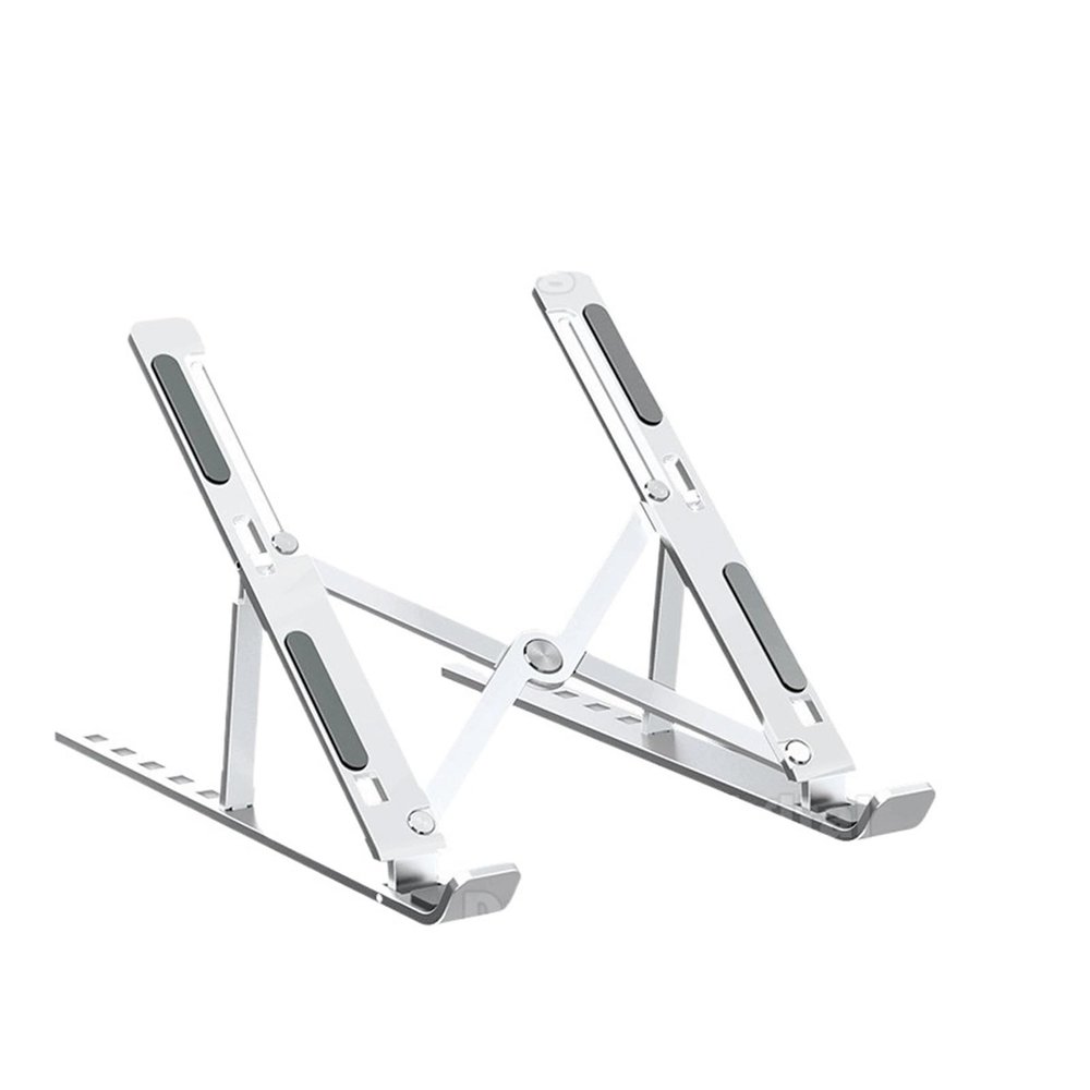 JFUDJKLI Portable Aluminum Foldable Laptop Stand Compatible with 10 to 15.6/17 inch laptops