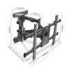 JFUDJKLI 37-80 Inch 6 Arm Plasma TV Wall Mount Full Motion Tilt Bracket Frame Swivel Bracket view 2