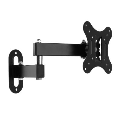 AVXANKTG Adjustable 10kg TV Wall Mount Bracket Flat Screen TV Frame Supports 10 Degree Tilt Suitable for 14-27 Inch LCD LED Monitors
