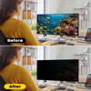 F FORITO 27 Inch 16:9 360Privacy Screen Protector for Computer Monitor, Removable Eye Protection Anti Blue Light Anti Glare Computer Screen Privacy Shield for All 27" Widescreen Monitors view 3