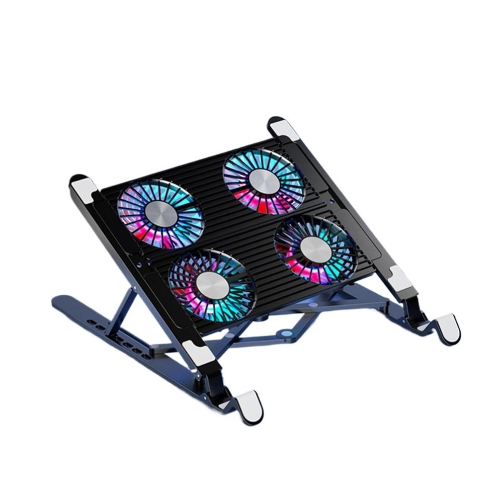 AVXANKTG Computer Stand Foldable Cooling Pad with 2/4 Fan Detachable Foldable Laptop Accessory(4 Fans)
