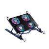AVXANKTG Computer Stand Foldable Cooling Pad with 2/4 Fan Detachable Foldable Laptop Accessory(4 Fans) view 1