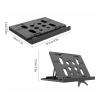 AVXANKTG Portable laptop stand computer cooling stand adjustable notebook, Black view 4
