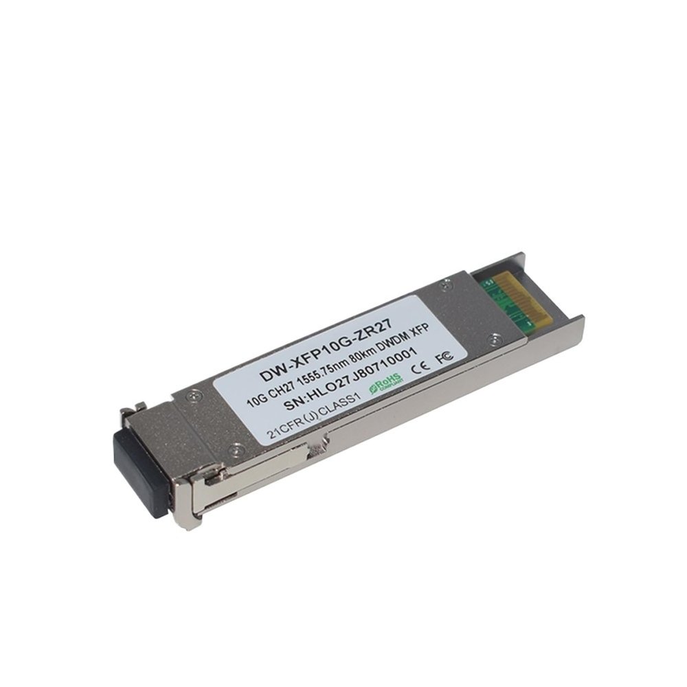 DWFSKZKV XFP 10G CH27 1555.75nm 1557.36nm 80km EML ADP LC Dual Connector Fiber(1555.75nm)