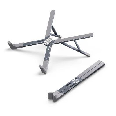 CUFTOBJM Portable Laptop Stand X-Shaped Folding Stand Aluminum Alloy Metal Heat Dissipation