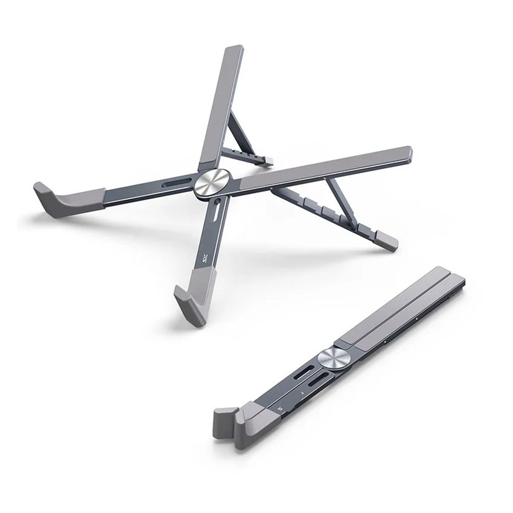 CUFTOBJM Portable Laptop Stand X-Shaped Folding Stand Aluminum Alloy Metal Heat Dissipation