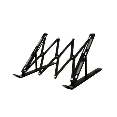 CUFTOBJM Adjustable Alloy Computer Stand Stretch Laptop Desktop Laptop Stand Heat Dissipation(Black)