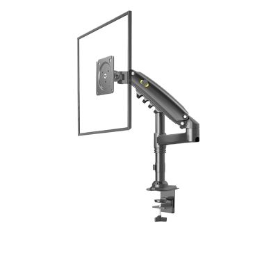 AVXANKTG H80 Desktop Gas Spring 17-27 Inch LCD LED Monitor Stand TV Mount Arm Full Motion Ergonomic Monitor Desktop Stand Loading 2-9 kg, Black