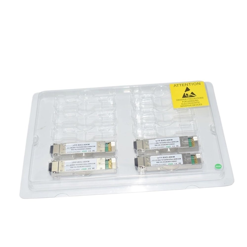 DWFSKZKV XFP Simplex LC 1270/1330nm WDM Transceiver Modules XFP 10G XFP 40KM(1 Pair)