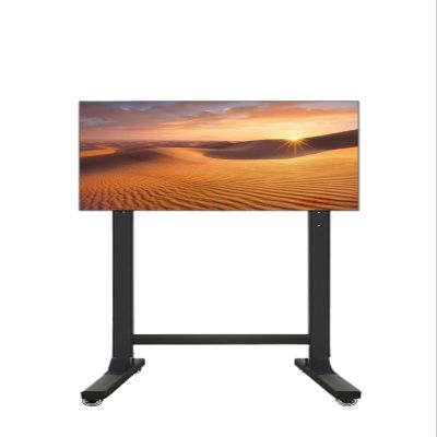 AVXANKTG 50-75 inch Mobile TV Cabinet Floor-Standing Wheeled cart with Load Capacity of 100 kg