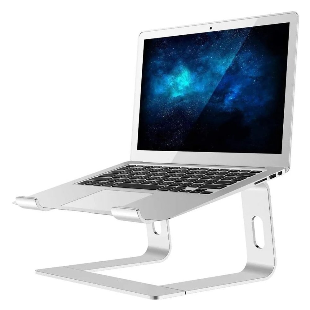 JFUDJKLI Aluminum Laptop Stand Metal Cooling Stand Heat Dissipation Reinforcement Support Base(Silver)