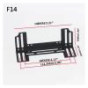 AVXANKTG Overclocking Memory Cooling Fan Bracket for 120mm 140mm Fan Cooler Motherboard Water Cooling Case(for 14cm fan D) view 3
