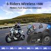 EuroFone S2 Plus Motorcycle Bluetooth Headset  1500M Helmet Bluetooth Headset, 2-Way Communication System with CVC Noise Reduction | Motorcycle Accessories view 3