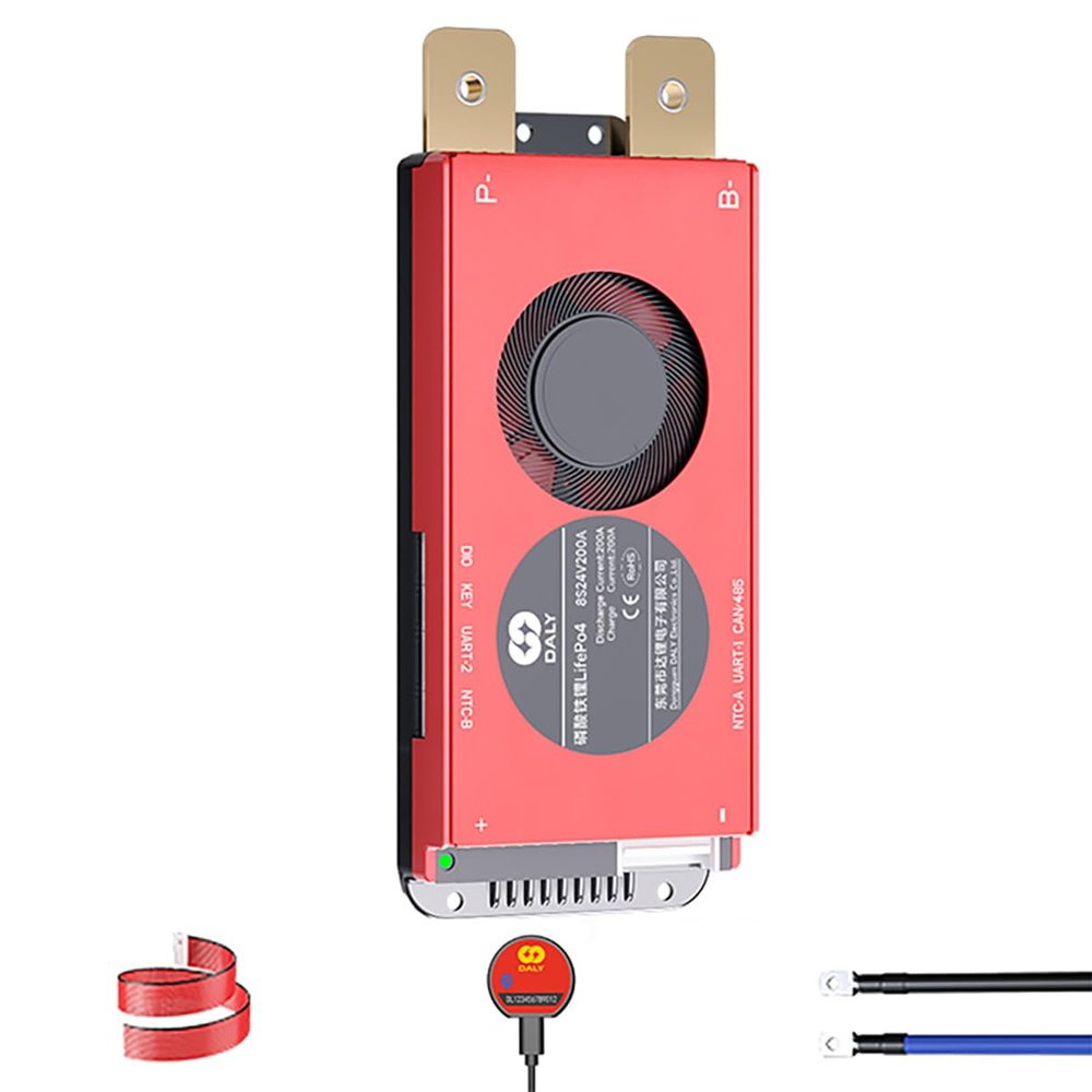 BMS Li ion 13S 48V 200A Lithium Battery Management System Protection Circuit PCB Board for Lithium Ion Battery 3.7V,with Bluetooth Module