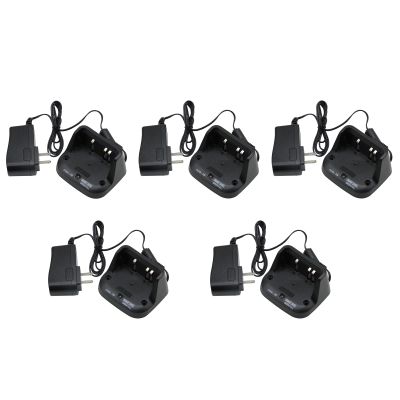 5-Pack CD-15A Rapid Charger for YAESU VX-5 VX-5R VX-6R VX-7R VXA-700 FNB-58Li FNB-80Li Standard Horizon HX460S HX471S Ra-dio Charger FNB-58 FNB-80 FNB-V57 Battery Charger