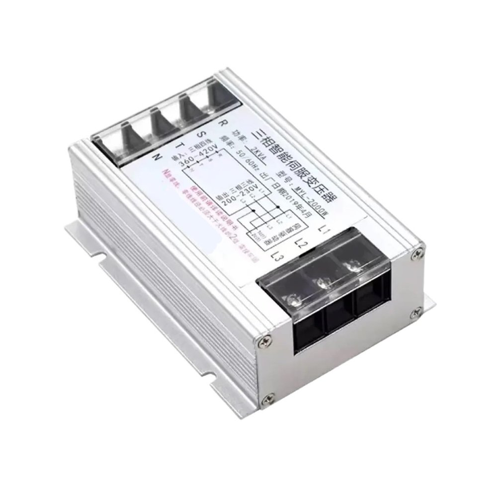 FMSISIGQJ 3KVA Intelligent servo Transformer Three-Phase Transformer 380 to 220 Electronic Transformer 2.5KW