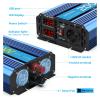 IJPDXOLBQ Inverter 12v 220v Pure Sinus 12v 24v 220V Voltage 4000W/3000W/2000W DC 12V 24V Transformer Pure Sine Wave Solar Inverter LED(2000Watts,24V-230V-EUROPE) view 3