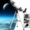 90X 50mm Monocular Telescope Astronomical Refractor Telescope Refractive Eyepieces with Tripod for Beginners view 2