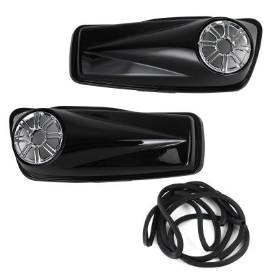 Bruce & Shark 6.5" Saddlebag Speaker Lids Fits for Harley Touring Road King Street Glide CVO 2014-2020