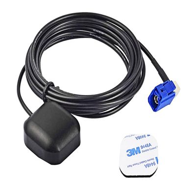 Goodsby GPS Navigation Antenna Fakra C Angle Connector Magnetic Compatible with Audi BMW Cadillac Chevrolet Chevy Dodge Ford GM GMC Jeep Mercedes RAM Truck SUV Pioneer Car Stereo