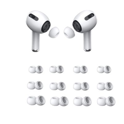 [12 Pieces S/M/L] Serizalela Replacement Ear Tips for AirPods Pro/AirPods Pro 2 Silicon Ear Buds Tips with Portable Storage Box (2Pairs Small & 2Pairs Medium & 2Pairs Large) (6 Pairs)