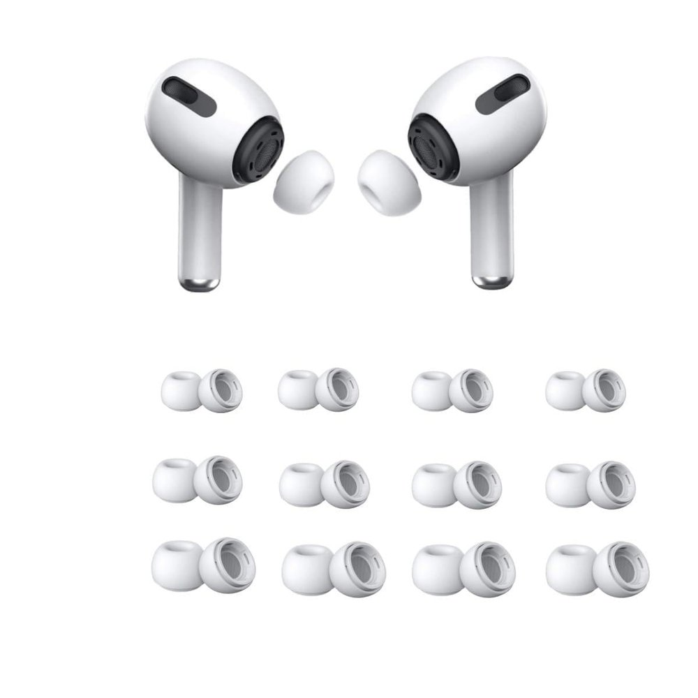[12 Pieces S/M/L] Serizalela Replacement Ear Tips for AirPods Pro/AirPods Pro 2 Silicon Ear Buds Tips with Portable Storage Box (2Pairs Small & 2Pairs Medium & 2Pairs Large) (6 Pairs)