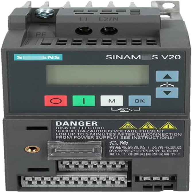 ZYHNNKL 6SL3210-5BB11-2BV1 V20 Basic Converter 0.12KW 6SL32105BB112BV1 Sealed in Box 1 Year Warranty
