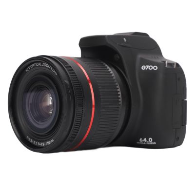 Digital Camera for Photography, 4K 64MP Vlogging Camera with Flash, 12X Optical Zoom, 30X Digital Zoom, Auto Focus, Front and Rear Cameras, 3 in Flip Screen 270