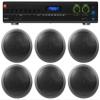 Audiosavings Bundle: (1) JBL VMA2120 2-Ch. Commercial/Restaurant 120W 70V Bluetooth Amplifier Bundle with (6) JBL Control 16C/T-BK 6.5" 30w 70v Commercial Ceiling Speakers 4 Restaurant/Bar (7 Item) view 1
