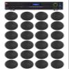 Audiosavings Bundle: (1) JBL VMA1240 Commercial/Restaurant 240W 70v Bluetooth Mixer/Amplifier Bundle with (24) Rockville CCL5T Black 70V 5" Commercial Ceiling Speakers 4 Restaurant/Office (25 Item) view 1