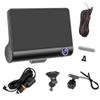 High-Definition 1080P Car Inches Video Recorder Auto Registrator with 3 Ways Cameras for Vehicle view 1