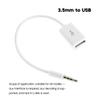 3.5mm Car Cable Male Car AUX Plug to USB 2.0 Female Converter Adapter view 2