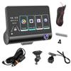 High-Definition 1080P Car Inches Video Recorder Auto Registrator with 3 Ways Cameras for Vehicle view 1