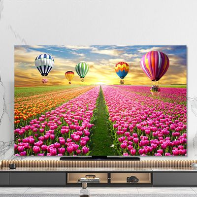 TV Cover Dust-Proof Cloth Household 55Inch 60Inch 70Inch Desktop TV Europe Decorative TV Cover Dust Cover Protective Cover(Size:49-52IN(118X70CM),Color:C)