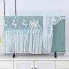 EHYXTEGX Indoor Television Dust Proof Cover Lace, Antistatic Dust Covers, Breathable Dust Cover with Modern Design, Lace TV Screen Protector Cloth(Color2,47-50inch) view 2