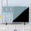EHYXTEGX Indoor Television Dust Proof Cover Lace, Antistatic Dust Covers, Breathable Dust Cover with Modern Design, Lace TV Screen Protector Cloth(Color1,32-35inch) view 3