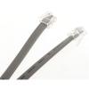 Telephone Extension Cable Gray PVC Sheath Male MMJ 9 10" (3 m), Pack of 1, MFR: 446670 view 1