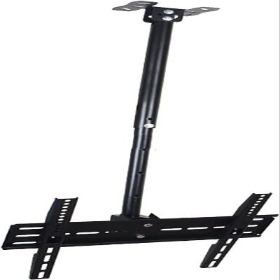 WHHBDB Universal TV Stand Multifunction TV Ceiling Mount, Height Adjustable Flat Slope Ceiling TV Wall Bracket, for Most 26-55 Inch TV, with Tilt Swivel Rotate Arm TV Mount TV Stand