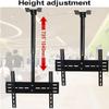 WHHBDB Universal TV Stand Multifunction TV Ceiling Mount, Height Adjustable Flat Slope Ceiling TV Wall Bracket, for Most 26-55 Inch TV, with Tilt Swivel Rotate Arm TV Mount TV Stand view 4