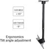 Universal TV Stand Multifunction Tilt and Swivel TV Ceiling Mount, Fits Most 14-32inch LCD Flat Screen TVs, 30 Flip Down, Can Mount On Ceilings TV Mount TV Stand view 4