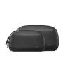 OSUBANGMA Digital storage bag, electronic products, power bank, data cable bag, travel protection storage box, Obsidian black view 1