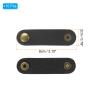 PATIKIL Leather Cord Organizer Cable Straps, 10Pcs 8x2cm Portable Cable Leather Clips USB Holder Earphone Cord Management for Cable, Wire, Black view 2