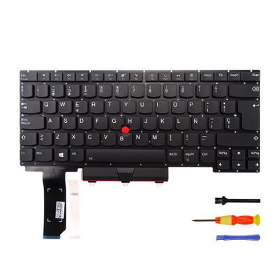 Backlit Replacement Keyboard for Lenovo Thinkpad E14 Gen2/Gen3/Gen4 R14 Gen2/Gen3/Gen4 S3 Gen2/Gen3(Espaol/Spanish,Backlit)
