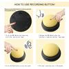 Voice Recording Button, Dog Buttons for Communication Pet Training Buzzer, 30 Second Record & Playback, Funny Gift for Study Office Home, 8 Packs view 4