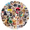 100 pcs/Set Cute Kawaii Funny & Dog Theme Mini Stickers,Vinyl Waterproof Stickers for Water Bottle, Laptop, Scarpbook, Skateboards, Christmas Halloween Birthday Party Favors Gift/Deco view 4