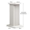 LVLDAWA Universal Floor Speaker Stands, Hollowed Bookshelf Speakers Shelf Media Stereo Stand for Home Audio Surround Sound Systems(Black,40cm-(1 Pair)) view 3