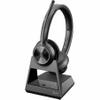 HP Poly Savi 7300 Office Headset - Stereo - Wireless - DECT 6.0-590 ft - 20 Hz to 20 kHz - Over-the-Head - Binaural - Ear-Cup - Noise Cancelling Microphone view 2
